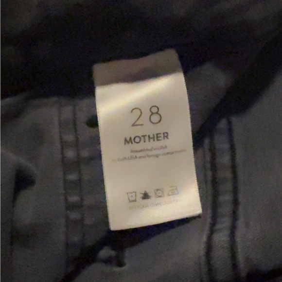 MOTHER The Wrapper Patch Springy Ankle Jeans in Dancing in the Moonlight Gray 28 - Picture 14 of 16